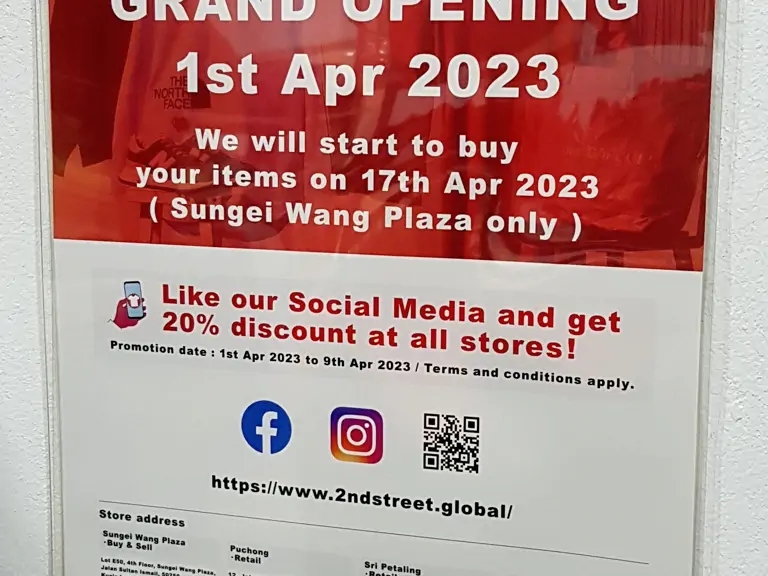 2nd STREET @ Sungei Wang Plaza - Kuala Lumpur