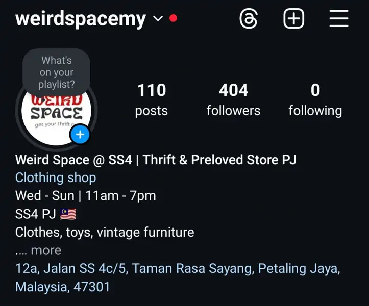 Weird Space @ SS4 PJ - Petaling Jaya (13/21) Weird Space @ SS4 PJ - Petaling Jaya (13/21)